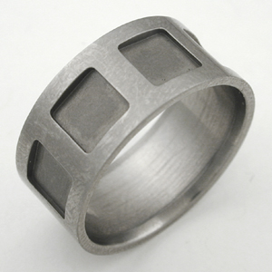 A titanium ring, before resizing