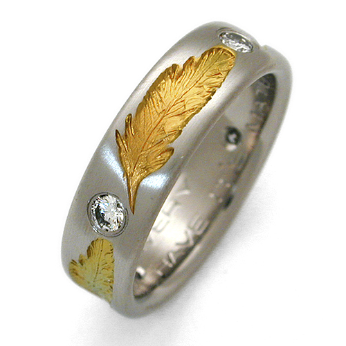 Titanium Wedding Ring by Exotica Jewelry